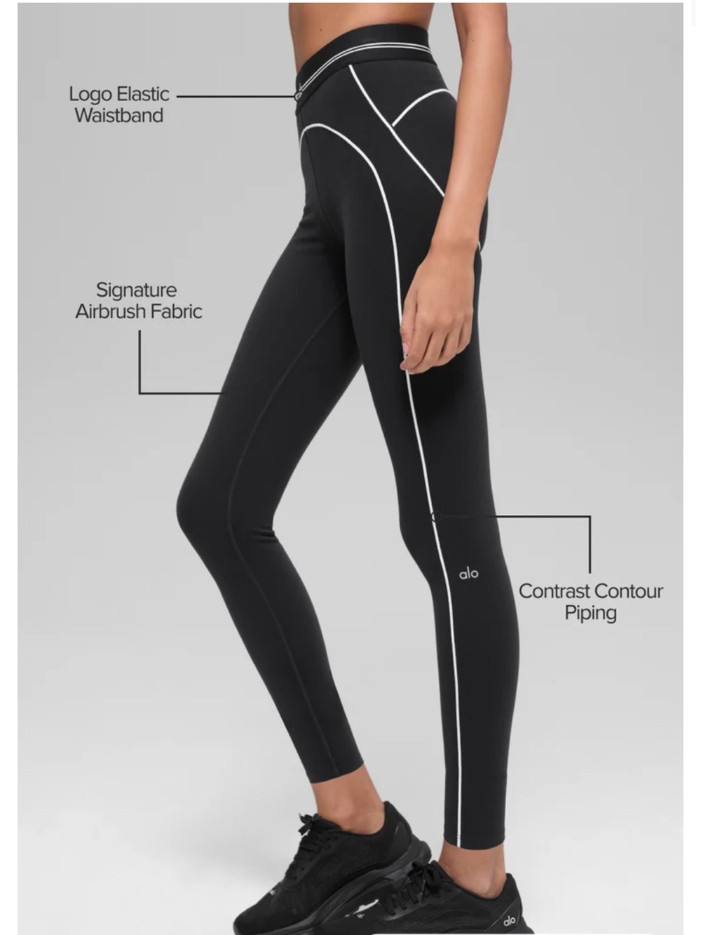 Alo Airbrush High-Waist 7/8 Heart Throb Legging
